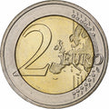 Lucembursko, 
  
  2 eura, 
  
  175e výročí smrti velkého dua Guillaume Ier