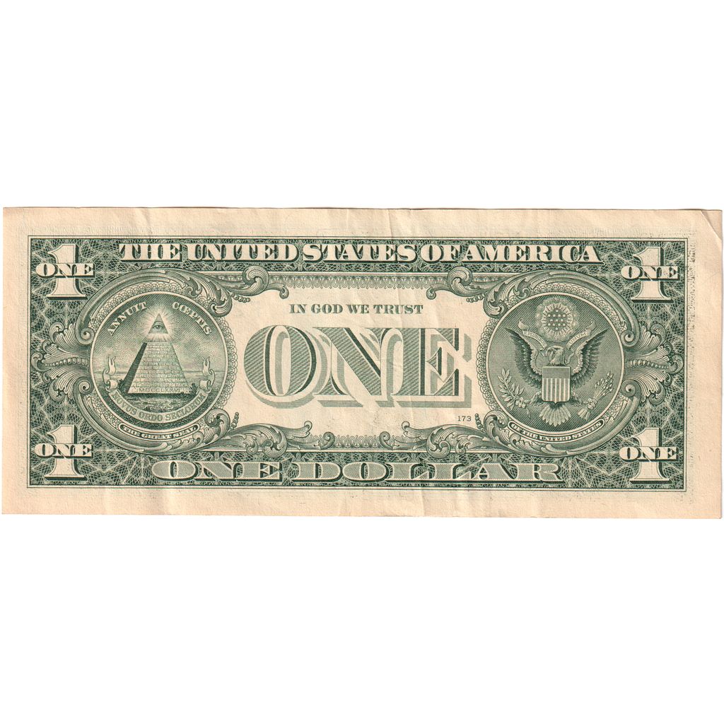Spojené státy, 
  
  1 dolar, 
  
  UNC(63)