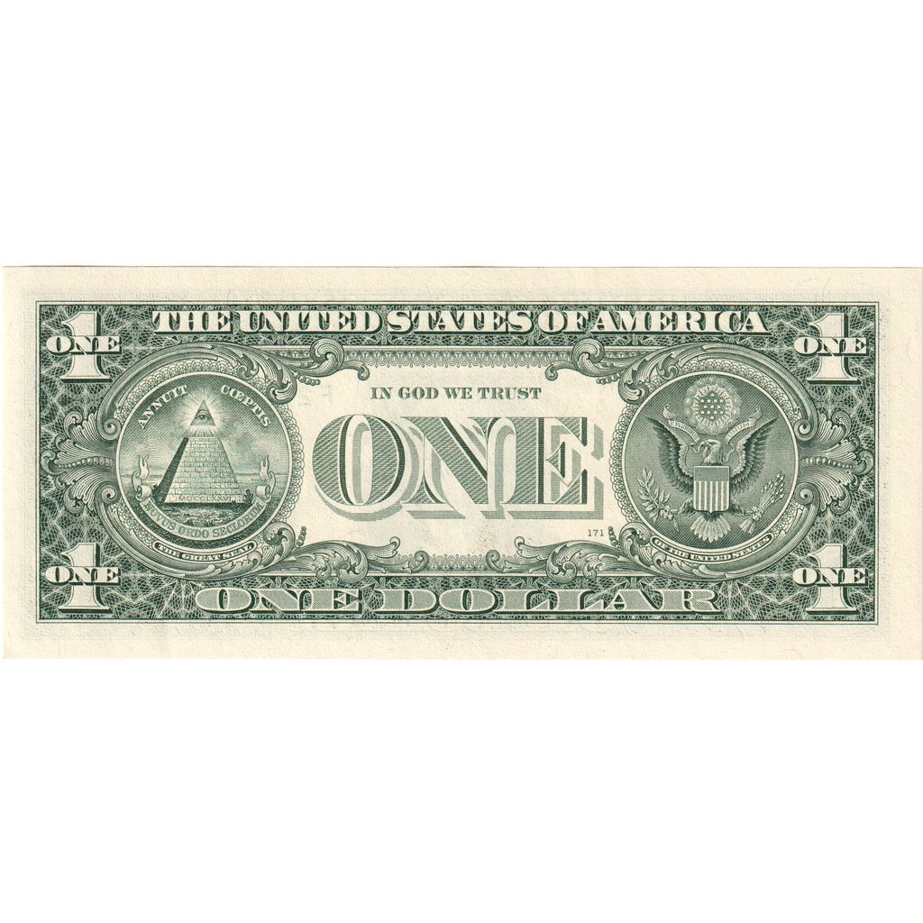Spojené státy, 
  
  1 dolar, 
  
  UNC(65–70)