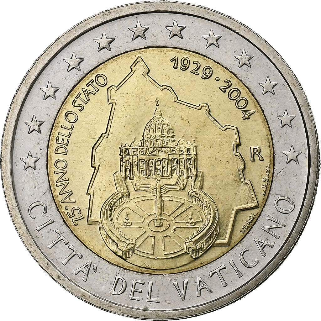 Vatikán, 
  
  2 eura, 
  
  Založení Vatikánu