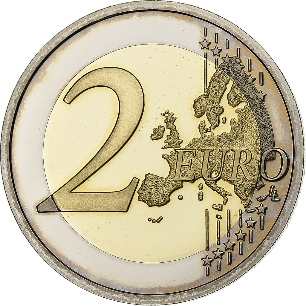 Francie, 
  
  2 eura, 
  
  Rubánská růže