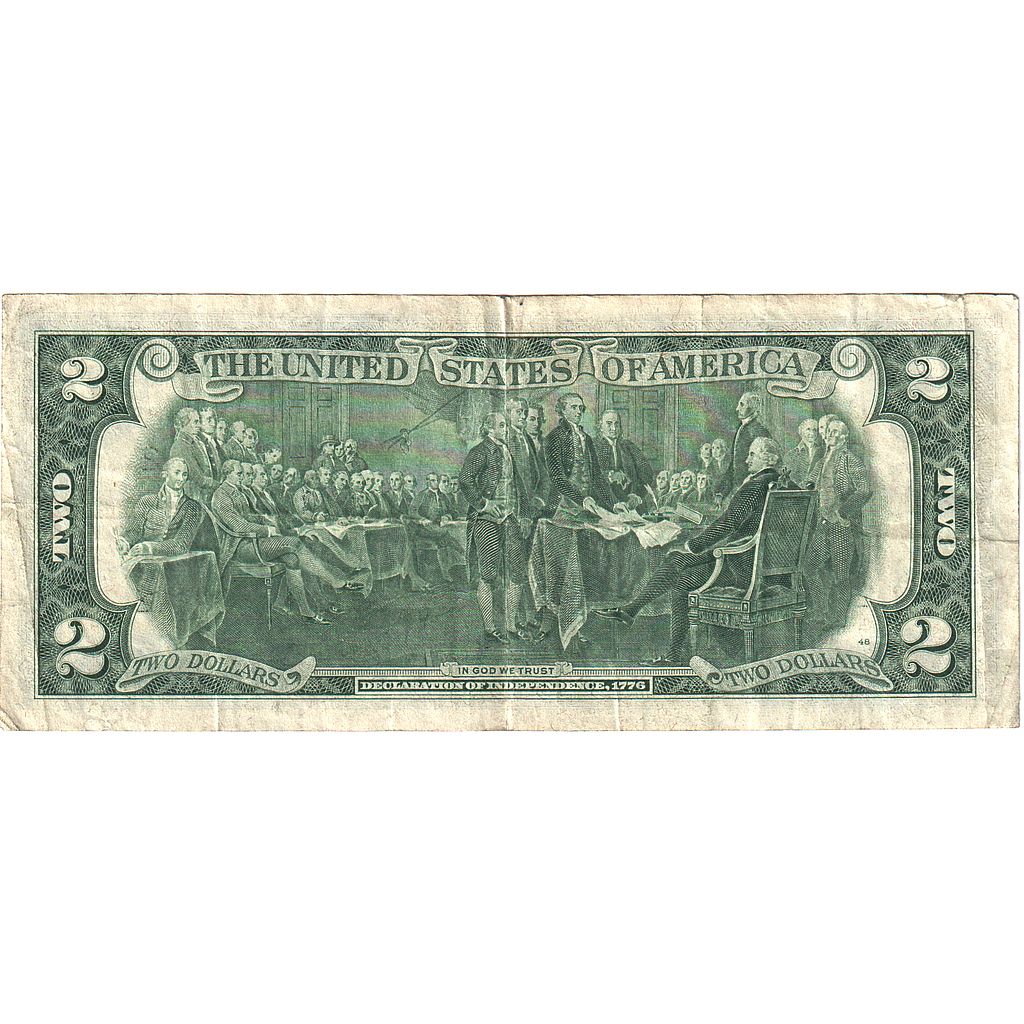 Spojené státy, 
  
  2 dolary, 
  
  1976