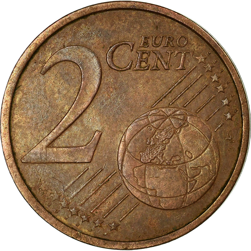 eurozóna, 
  
  2 euro centy, 
  
  Dvojité zpátečky