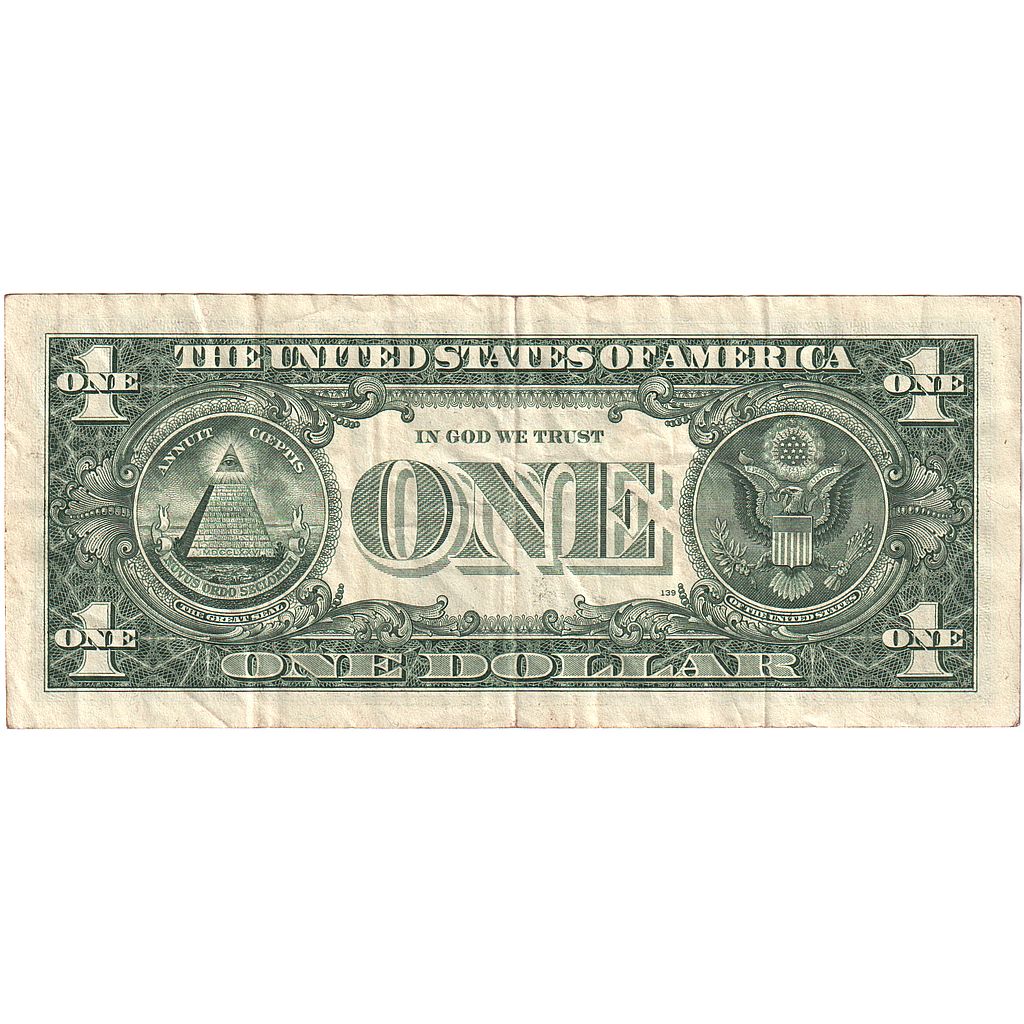 Spojené státy, 
  
  1 dolar, 
  
  VF(20-25)