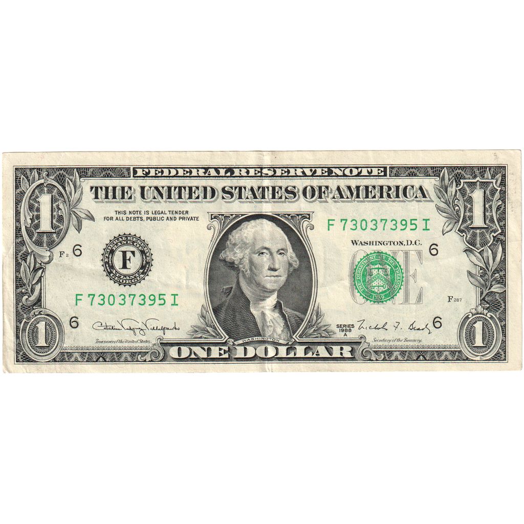 Spojené státy, 
  
  jeden dolar, 
  
  1988A